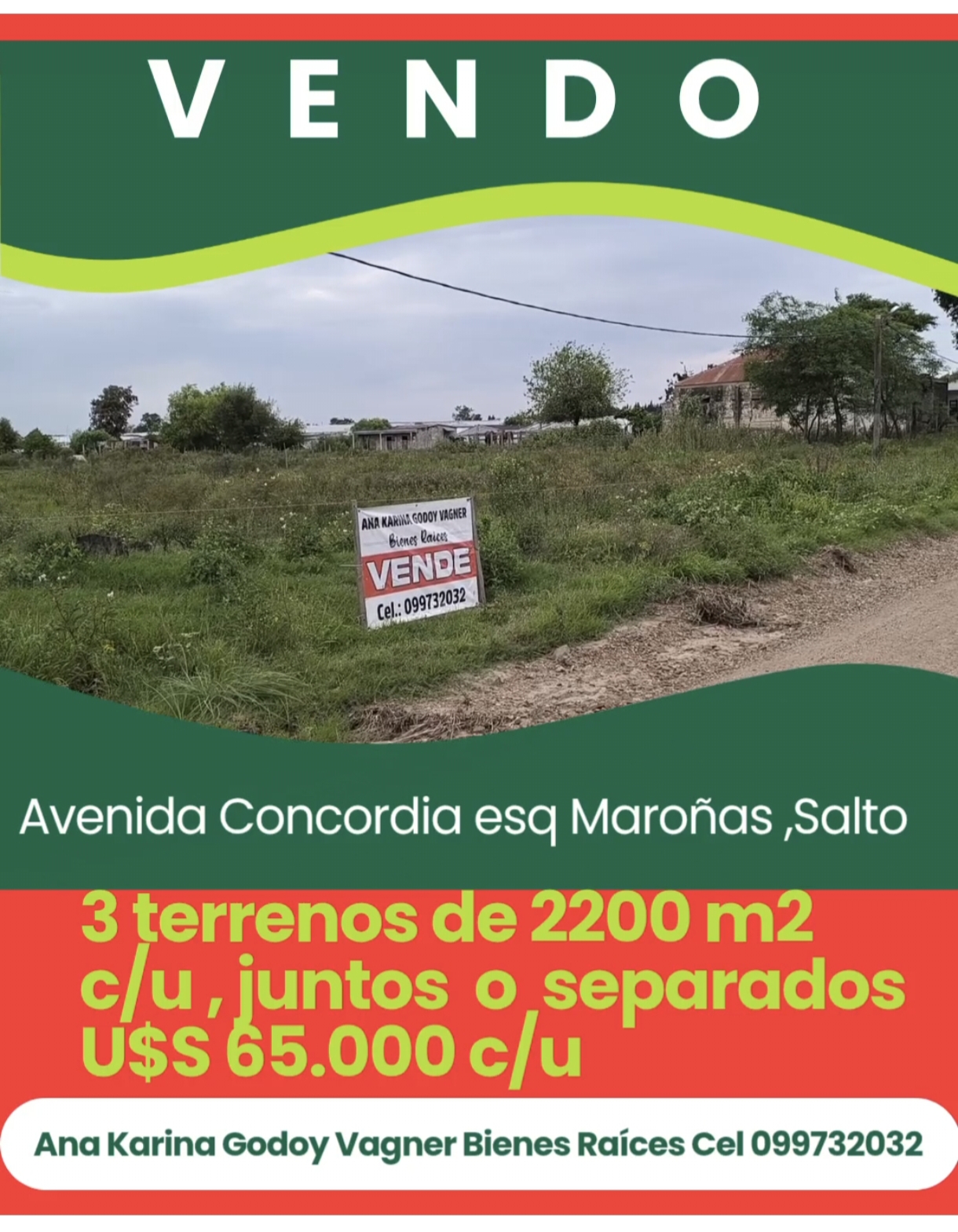 VENDO TERRENO DE 6600 M2 URBANI,CON POTENCIAL DE LOTEAR EN 3 TERRENOS DE 220 M2 CADA UNO.
